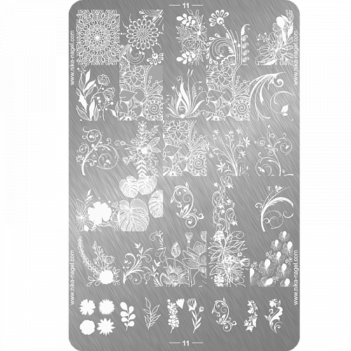 Placa Stamping 11 Nika Nagel