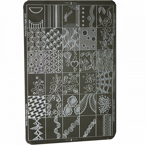 Placa Stamping 2 Nika Nagel - Imagen 2