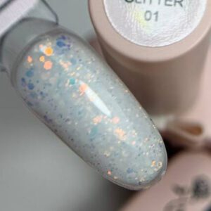 Base Rubber Glitter 01 illusion beauty Nails – 15ml