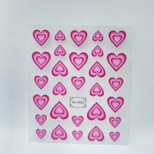 Pegatinas corazones Rosas