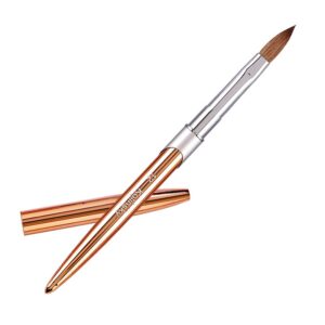 Pincel acrílico dorado número 12