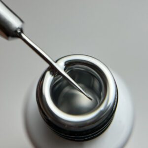 Brush Paint Liner Silver IB Nails (efecto espejo líquido)– 8ml